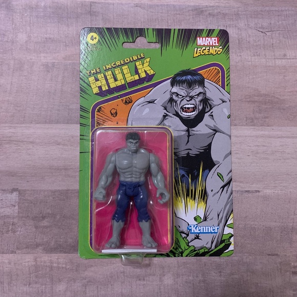 Retro Marvel Legends The Incredible Hulk 3.75in, White - Picture 1 of 3